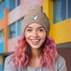 Dalix Heartly Ghost Knit Pom Beanie - image 2 of 4