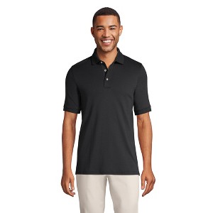 Lands' End Men's Short Sleeve Cotton Supima Polo Shirt - 1 of 4