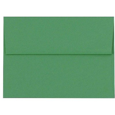 LUX A10 Invitation Envelopes 6 x 9 1/2 50/Box Holiday Green 67229-50