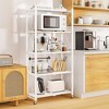 SKONYON Storage Shelves Foldable metal shelves Garage Shelving Units 4-Tier and 5-Tier - 2 of 4