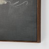 60"x40" Dark Abstract Framed Wall Art - Threshold™ designed with Studio McGee: Modern Canvas, D-Ring Mount - 3 of 3