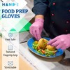 Hand-E Pink Nitrile Gloves, Perfect for Cleaning & Cooking - 200 Pack - 3 of 4