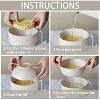Ramen Bowl,Microwave Noodle Bowl With Chopsticks and Spoon, College Dorm Room Essentials for Girls for Boys, Apartment Essentials, White - 3 of 4