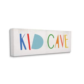 Stupell Industries Kid Cave Phrase Fun Vibrant Whimsical Typography