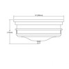 Elk Home Port O'Connor 2 - Light Flush Mount in  Satin Nickel - 2 of 2