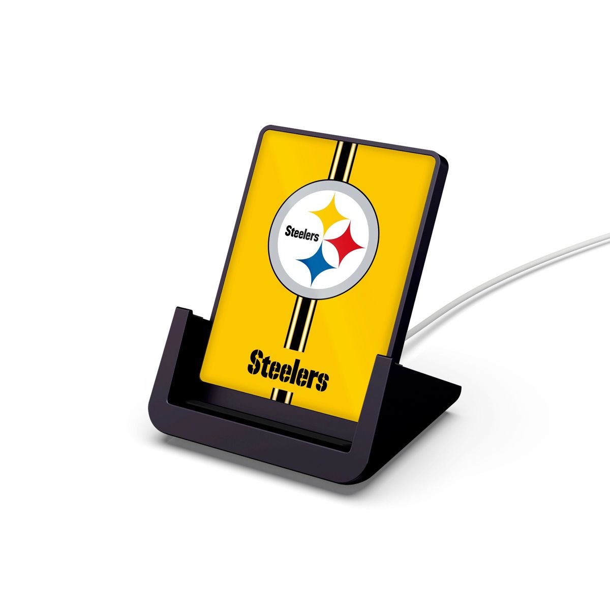 SOAR NFL Cell Phone Wireless Charging Stand- Pittsburgh Steelers