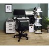 Vynxaria Computer Desk with Keyboard Tray, Shelf & Storage Compartment for Home Office & Study - 3 of 4
