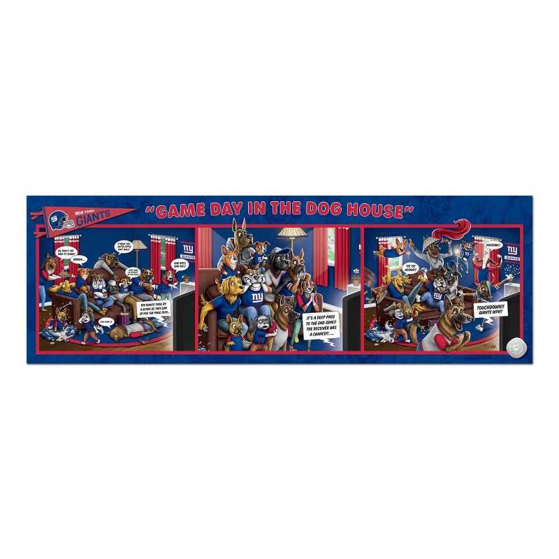 NFL New York Giants Game Day in the Dog House Puzzle - 1000Pc, 3 of 4