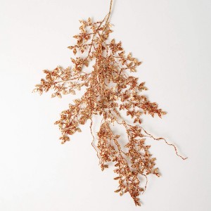 43"H Sullivans Artificial Christmas Red Gold Glitter Swag, Indoor Christmas Decor - 1 of 3