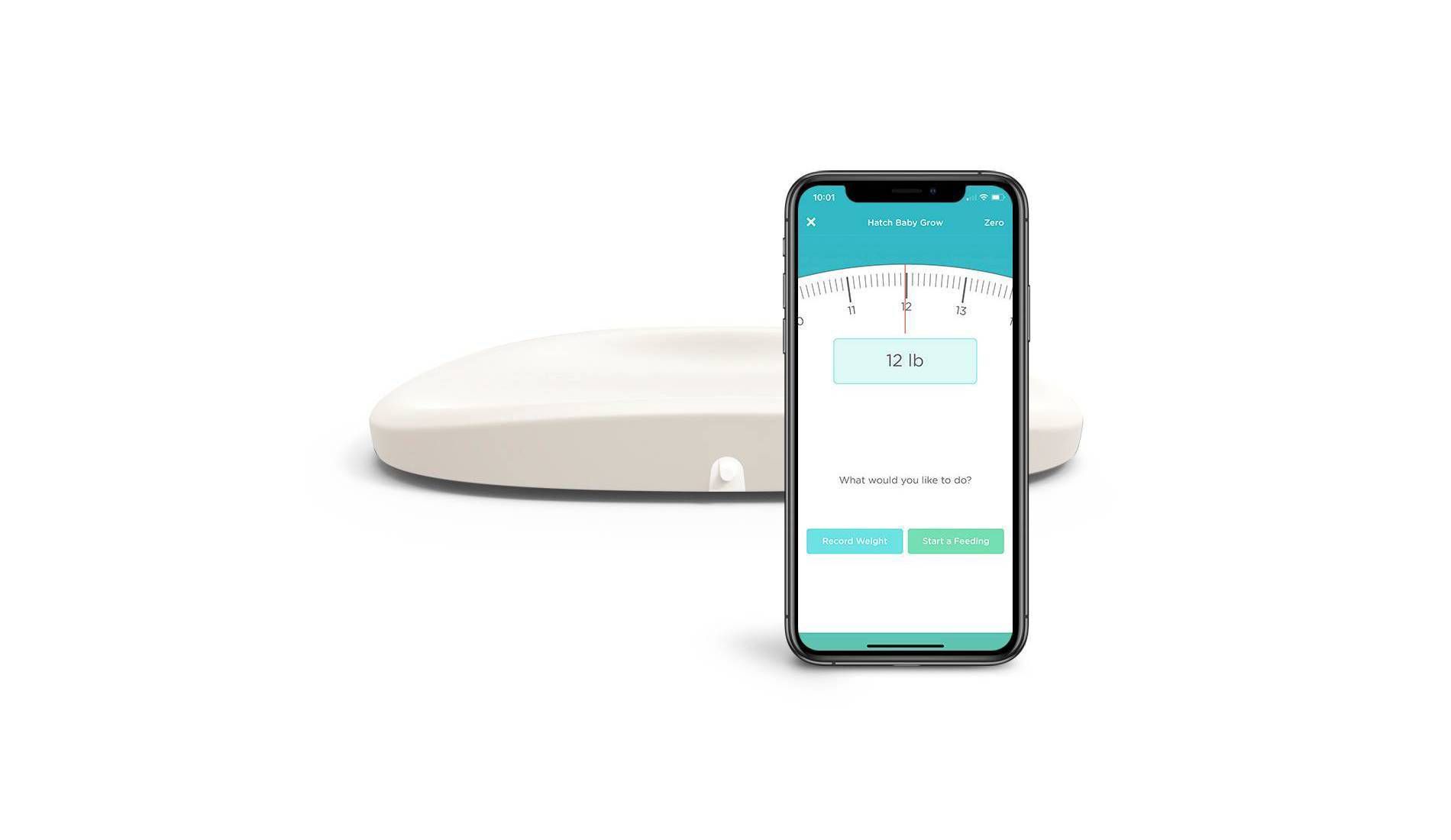 Hatch Grow Smart Changing Pad & Scale (Limited Edition) - White