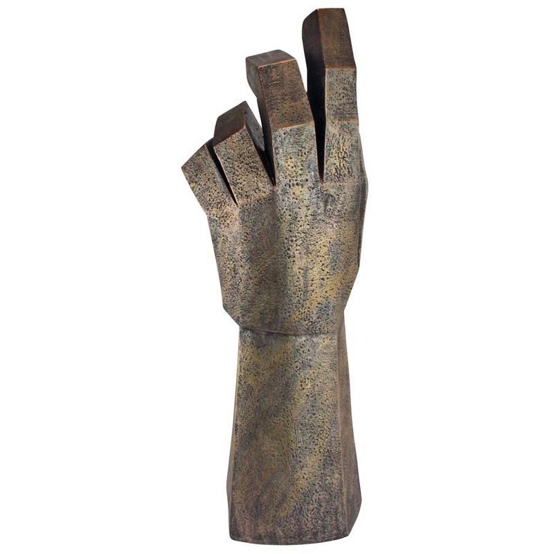 Design Toscano Freedom Rising Modern Cubist Outstretched Hand Statue, 4 of 7