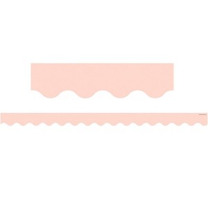 Teacher Created Resources Blush Scalloped Border Trim, 35 Feet (Pack of 6) - 1 of 1