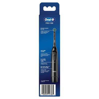 Oral-b Pro 100 Crossaction Battery Powered Toothbrush - Black : Target