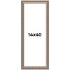 PosterPalooza | Panoramic Ornate Gold Picture Frame - UV Acrylic, Foam Board Backing, Hanging Hardware - 2 of 4