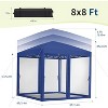 Instant-Setup Bug-Proof Canopy Tent – Military-Grade Mesh, Waterproof UV50+ & Windproof Design for Camping/Beach/Events - 4 of 4