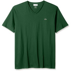 Lacoste Men's Short Sleeve V-Neck Pima Cotton T-Shirt - 1 of 1