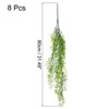 Unique Bargains Artificial Hanging Plants Fake Ferns Hanging Vines for Indoor Wall 8 Pcs - 2 of 4