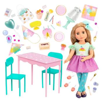  Glitter Girls – Ice Cream Set – Accessories for 14-inch Dolls –  Soft-Serve Machine, Cones, Syrup – Menu Stand & Ticket Dispenser – 3 Years  + – GG Soft Serve Ice Cream Playset : Toys & Games