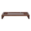 Kate and Laurel Briggs Rectangle Wood Computer Stand, 26x10.5x4, Walnut Brown - 2 of 4