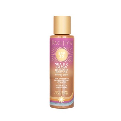 Pacifica Sea & C Glow Bronzing Body Oil - SPF 20 - 4 fl oz