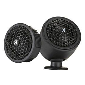 Kicker 51KST2504 1" 4-Ohm Tweeters with Crossovers & Swivel Mount - Pair - 1 of 4