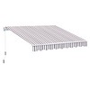 Sapphtopaz 10' x 8' Retractable Awning Manual Patio Awnings Sunshade Shelter UV & Water-Resistant with Manual Crank Handle - 4 of 4