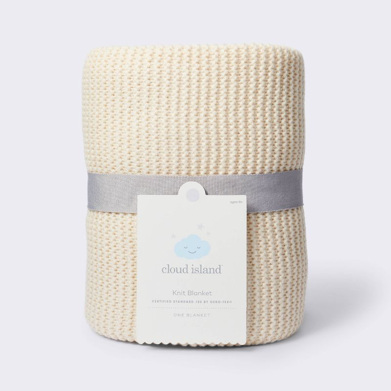 Knit Baby Blanket - Cream - Cloud Island&#8482;, 5 of 7