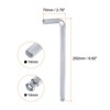 Unique Bargains Repairing Tool L-Shape Extra Long Arm Ball End Hex Key Wrench Silver - 2 of 4