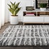 Susa Ogee Moroccan Trellis Shag Area Rug - JONATHAN Y - 4 of 4