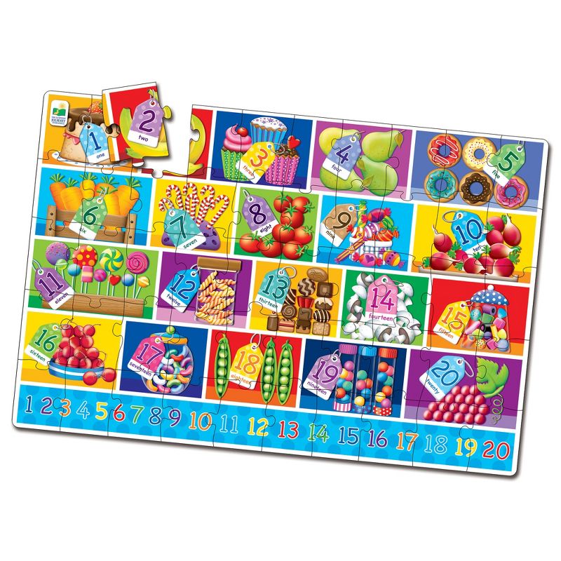 The Learning Journey Jumbo Floor Puzzles Numbers (50 pieces), 1 of 7