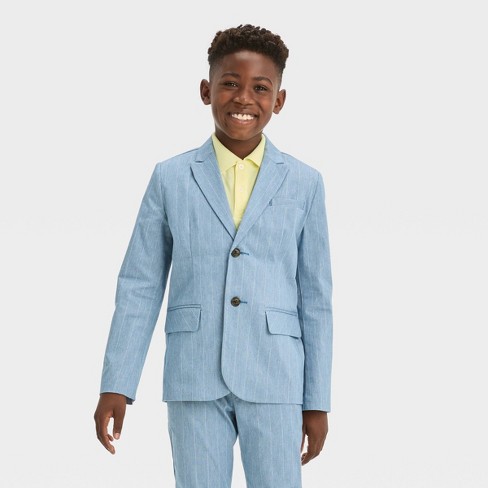 Blazer for boys blue sale