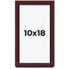 PosterPalooza | Shadow Box 1.5" Depth Brown Picture Frame - UV Acrylic, Backing, Hanging Hardware - 2 of 4