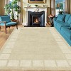 Area Rugs: Washable Non-Slip Simple Geometric Carpet, Soft Low Pile Foldable Stain Resistant Rugs for Bedroom, Home - 4 of 4