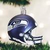 Old World Christmas Blown Glass Ornament for Christmas Tree, Seattle Seahawks Helmet - 2 of 3