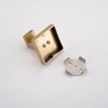 SEVOBAL Bathroom Towel Holders Stainless Steel Wall Mounted Hooks Strong Durable for Bathroom Bedroom Kitchen, Brushed Gold, 6.3"*6.3"*4.33" - 2 of 4