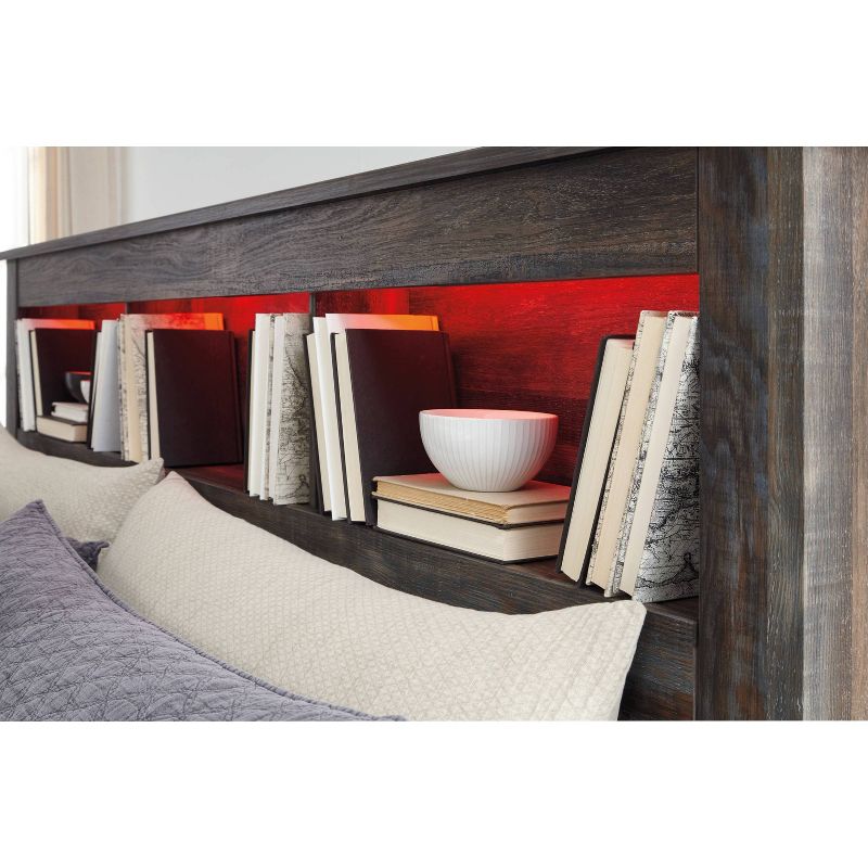 Queen/Full Drystan Bookcase Headboard - Signature Design by Ashley, 3 of 7