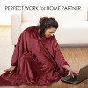Tirrinia Blanket Comfy Plush Fleece Wearable Blanket for Adult Women Men Kids Throw Wrap Cover Indoors or Outdoors , 55''x 80'' - 3 of 4