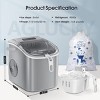 Kismile Ice Maker 26-lbs. Ice Per day Countertop or portable - 3 of 4