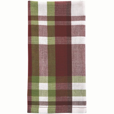 Park Designs Happy Holidays Plaid Napkin Set