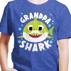 Boys' - Baby Shark - Grandpa Shark Short Sleeve Graphic T-Shirt - 2 of 4