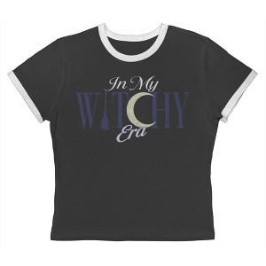 Social Collective Women Witchy Short Sleeve Graphic Cotton Retro Vintage Ranger Baby Tee - 1 of 4