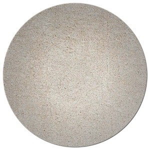 HomeRoots 8' Ivory Hand Woven Round Rug - 1 of 4
