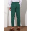 Lars Amadeus Men's Striped Pleated Front Cropped Dress Pants - 3 of 4