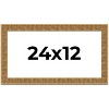 PosterPalooza | Panoramic Sculpted Black Picture Frame - UV Acrylic, Foam Board Backing, Hanging Hardware - 2 of 4