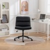SEVOBAL Task and Office Chairs Bizerte Adjustable Swivel Criss-Cross Chair Office Chair Vanity Chair Adjustable Office Chair, Black, 10"*28.7"*20.9" - 3 of 4