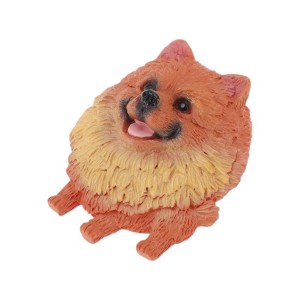 Unique Bargains Decorative Magnets Magnetic Fridge Sticker Irregular Shape Synthetic Resin Orange Red 1Pc - 1 of 3