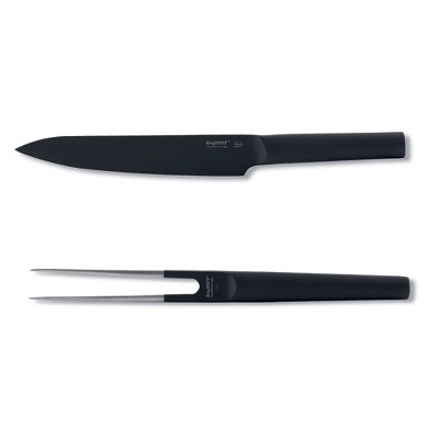 BergHOFF Ron 2Pc Carving Set, Black