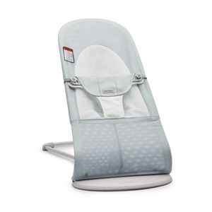 BabyBjörn Bouncer Balance Soft Mesh, Silver/White - 1 of 3