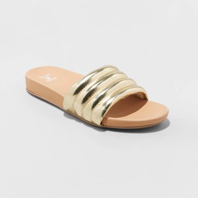 gold sandals for women