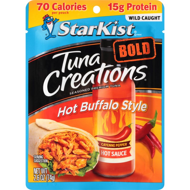 StarKist Tuna Creations BOLD Hot Buffalo Style Pouch - 2.6oz, 1 of 5